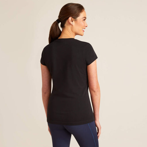 Ariat Vertical Logo Short Sleeve T-Shirt Black