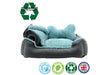 Made From Recycled Dog Bed Set Blue 60x50cm