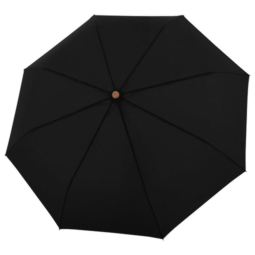 Doppler Nature Long Automatic Sustainable Stick Umbrella Simply Black