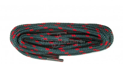Hiking 150cm Green & Red Laces Wide Fleck