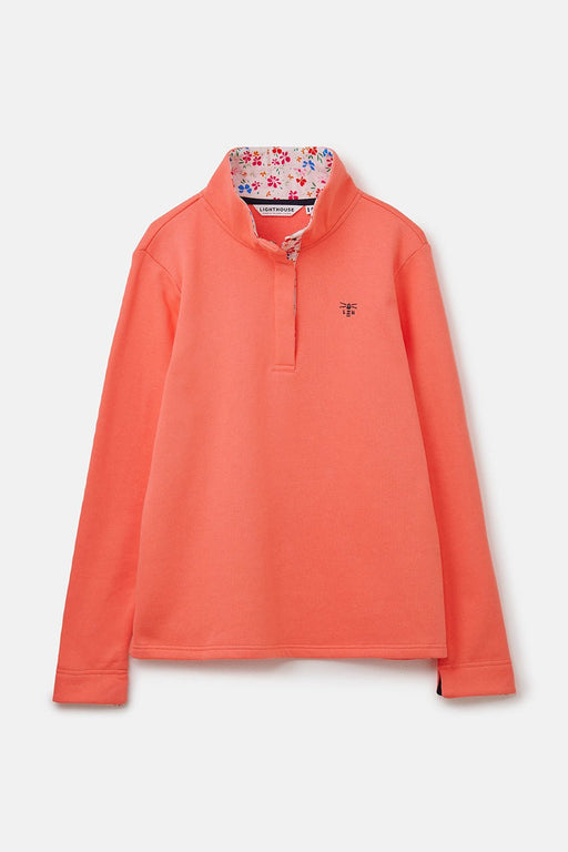Lighthouse Haven Jersey Top Coral