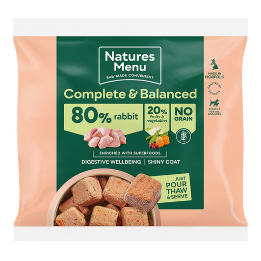 Natures Menu Complete & Balanced 80/20 80% Rabbit 1kg