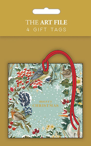 Frosted River Gift Tag Pack-4