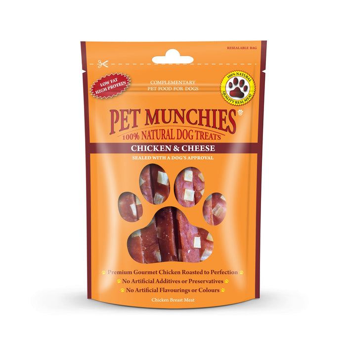Pet Munchies Chicken & Cheese 100g Dog Treats