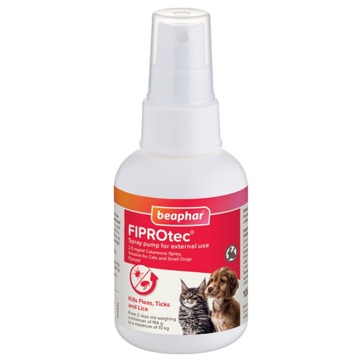 Beaphar FIPROtecÂ® Flea & Tick Spray for Cats & Dogs 100ml 