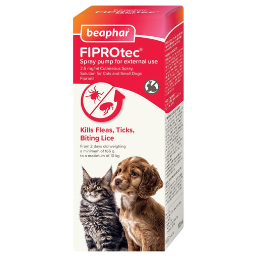 Beaphar FIPROtecÂ® Flea & Tick Spray for Cats & Dogs 100ml 