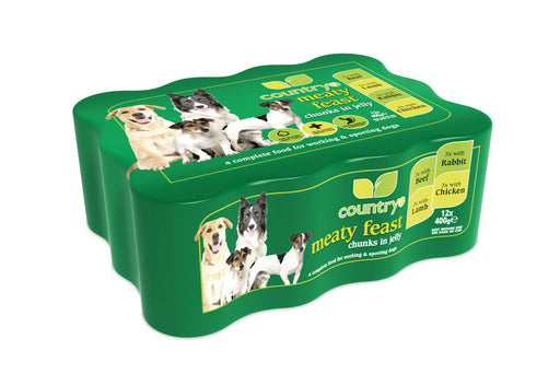 Country UF Variety Adult Dog Food 12x400g Tins