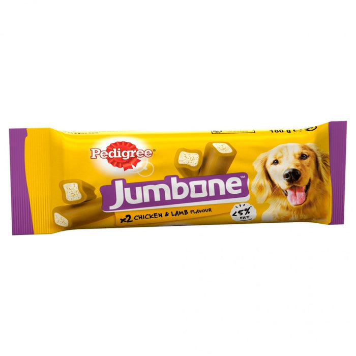 Jumbone Medium Chicken & Lamb 2pc Dog Treats