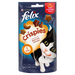 Felix Crispies Beef & Chicken Cat Treats 45g