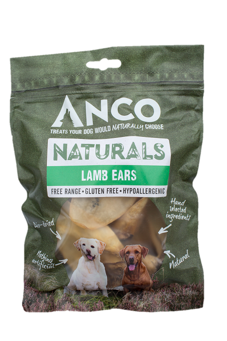 Anco Lambs Ears 100g Dog Treats