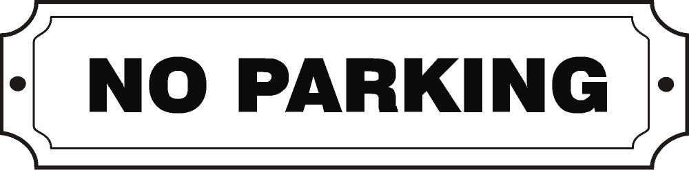 Sign (DG) No Parking 50x205mm