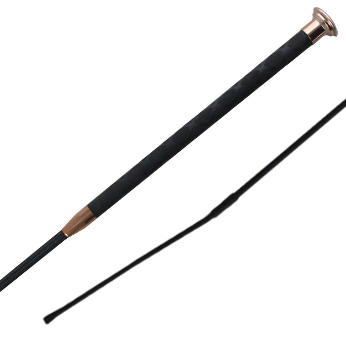 Woof Wear Harmony Dressage Whip Black & Rose Gold