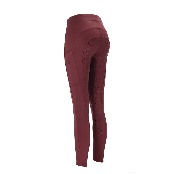WoofWear Original Lite Riding Tights Plum