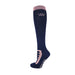 WoofWear Long Bamboo Tech Socks Navy & Rose