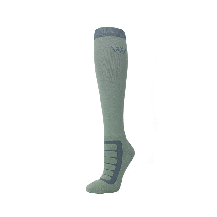 WoofWear Long Bamboo Tech Socks Sage & Steel