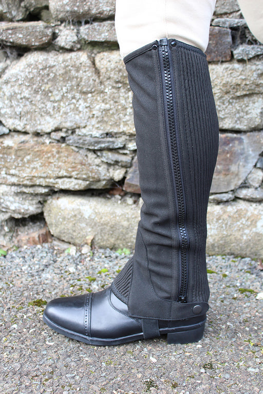 Amara Half Chaps Black Adult
