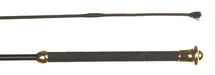 Dressage Whip Black & Brass
