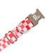 Checkerboard Pink & Red Collar