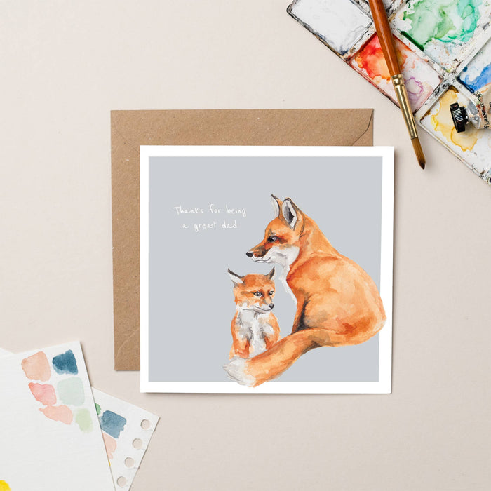 Father's Day Fox card