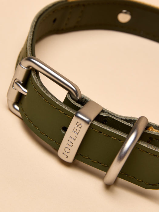 Joules dog collar Khaki