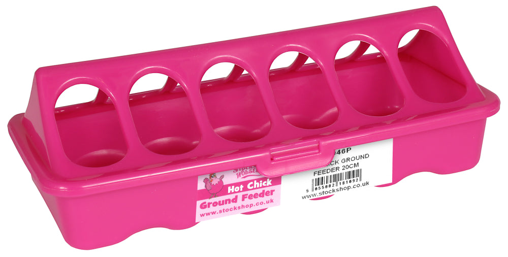 Poultry Ground Feeder Hot Chick Pink