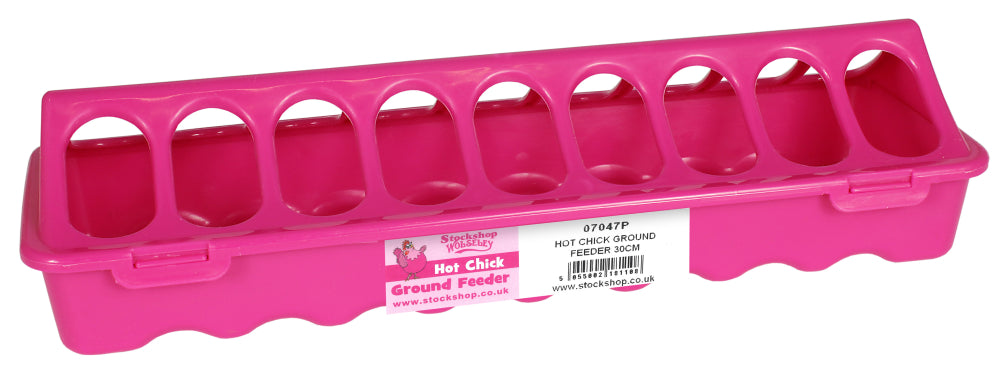 Poultry Ground Feeder Hot Chick Pink