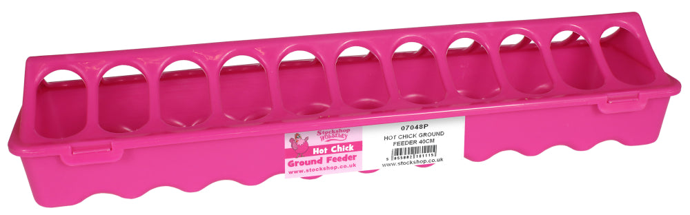 Poultry Ground Feeder Hot Chick Pink
