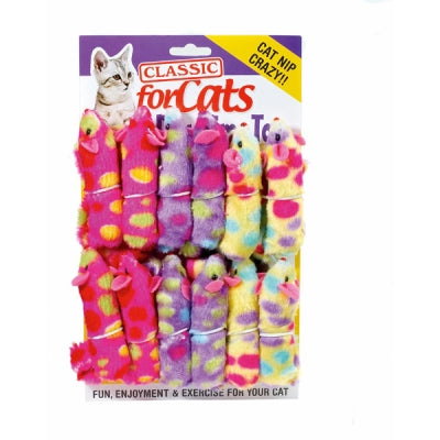 Classic Catnip Plush Ferret Toy 110mm