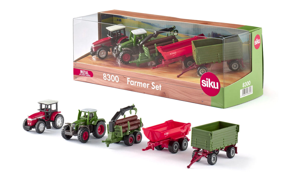 Farmer Set Tractors and Trailers