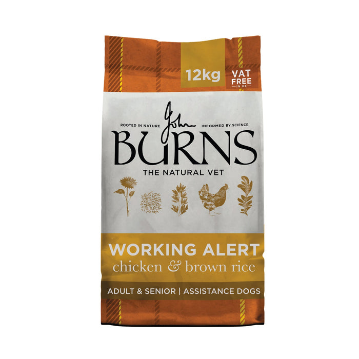 Burns Alert Assistance Chicken & Brown Rice Dry Dog Food