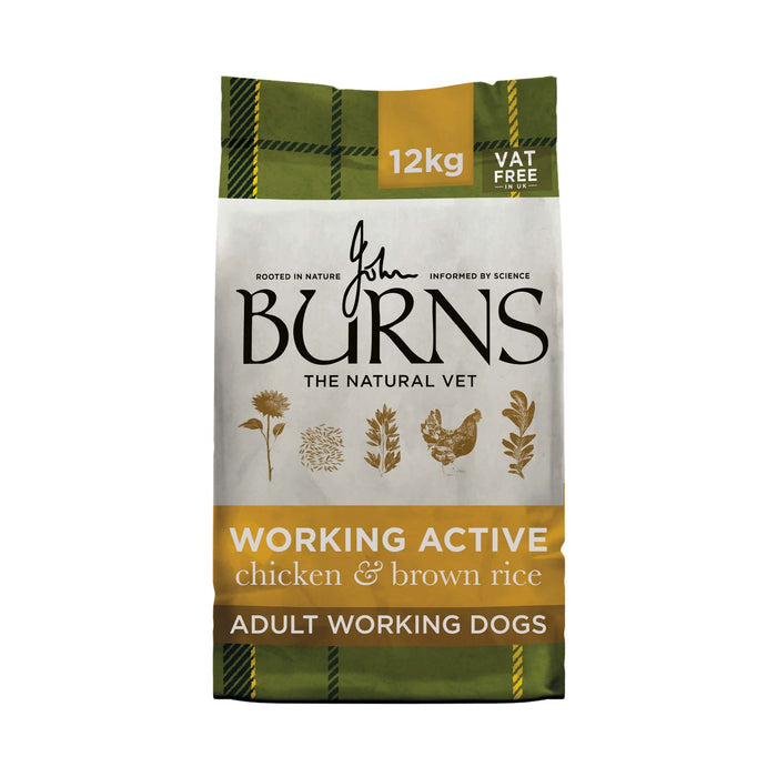 Burns Active Working Chicken & Rice Dry Dog Food