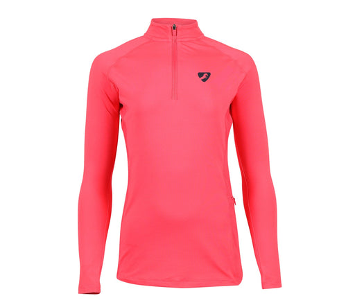 Aubrion Revive Young Rider Long Sleeve Base Layers Coral