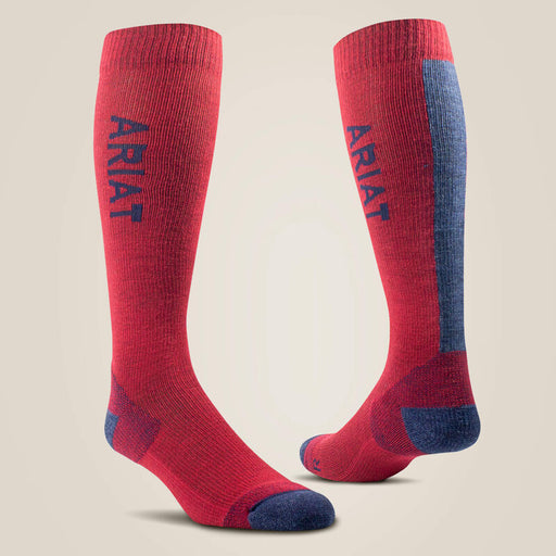 AriatTek Thaw Navy & Grey Merino Socks