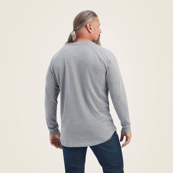 Ariat Rebar Cotton Strong Long Sleeve T-Shirt Grey