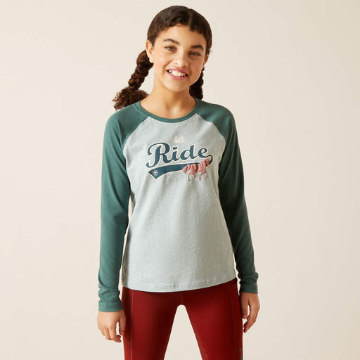 Ariat Youth Arctic Lets Ride Long Sleeve Tee