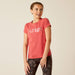 Ariat Youth Saddle Tee Heather Baked Apple