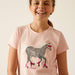Ariat Youth Roller Pony Tee Rose