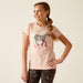 Ariat Youth Roller Pony Tee Rose