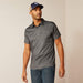 Ariat Rebar Foreman Polo Charcoal Heather
