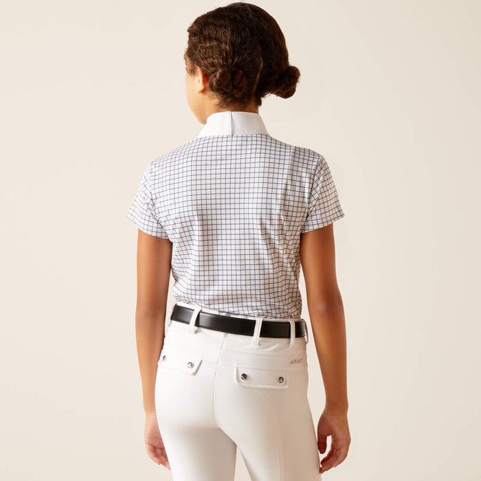 Ariat Youth Aptos Show Shirt Rose Check