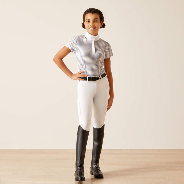 Ariat Youth Aptos Show Shirt Rose Check
