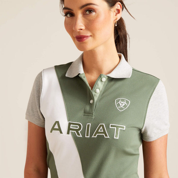 Ariat Taryn Short Sleeve Polo Duck Green