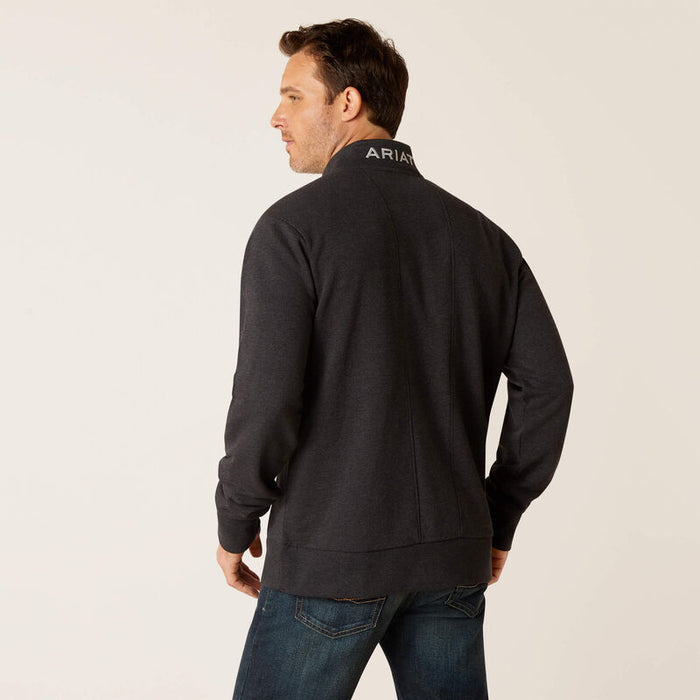 Ariat Friday Mens Charcoal Half Zip Sweat