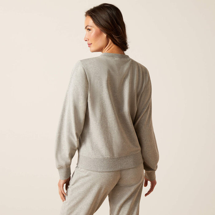 Ariat Memento Womens Sweatshirt Heather Grey