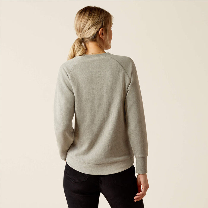Ariat Womens Benicia Sweat Shirt Grey