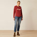 Ariat Womens Benicia SweatShirt Burnt Russet