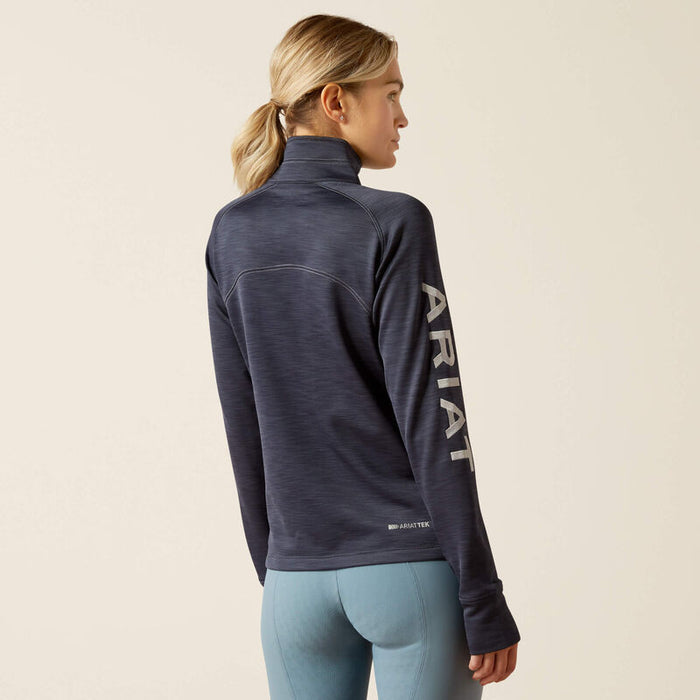 Ariat Tek Team Half Zip Sweatshirt Ombre Blue