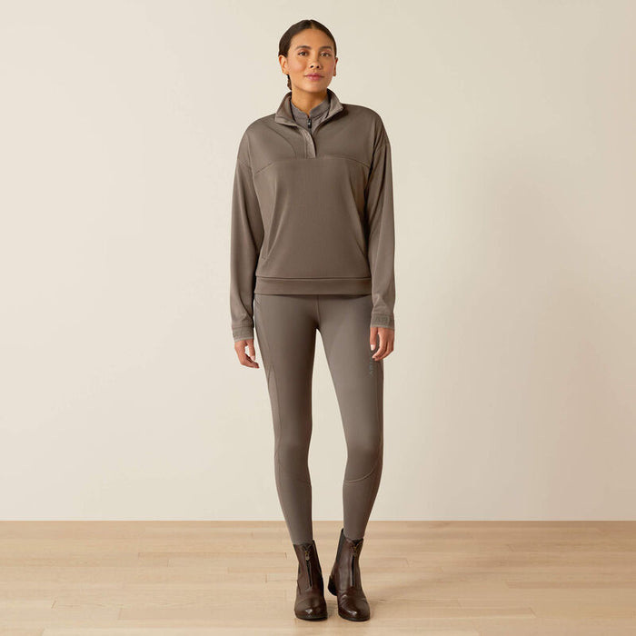 Ariat Breathe  1/2 Zip Sweatshirt Plum Grey