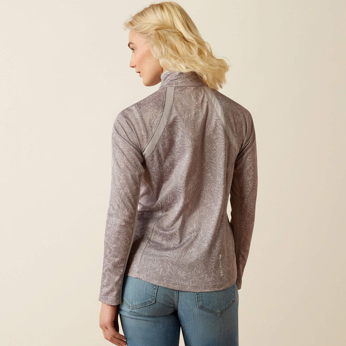 Ariat Sunstopper 3.0 1/4 Zip Baselayer Silver