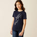 Ariat Youth Hay Girl T-Shirt Navy